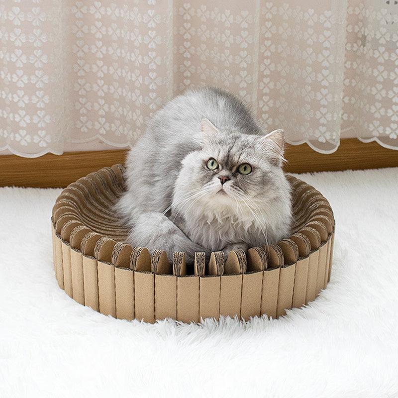 Splice Haven: Stylish Diy Corrugated Cat Scratcher