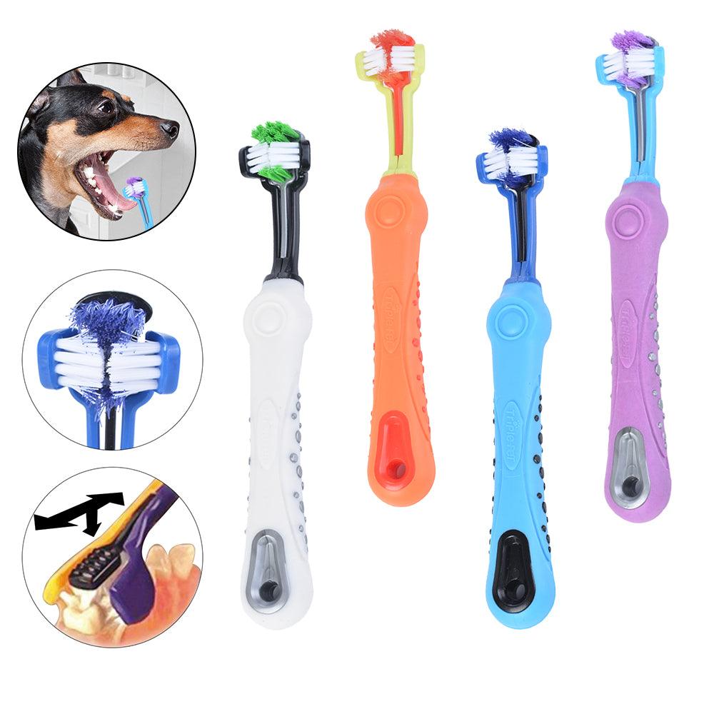 The Petsmile Triple Action Dental Brush