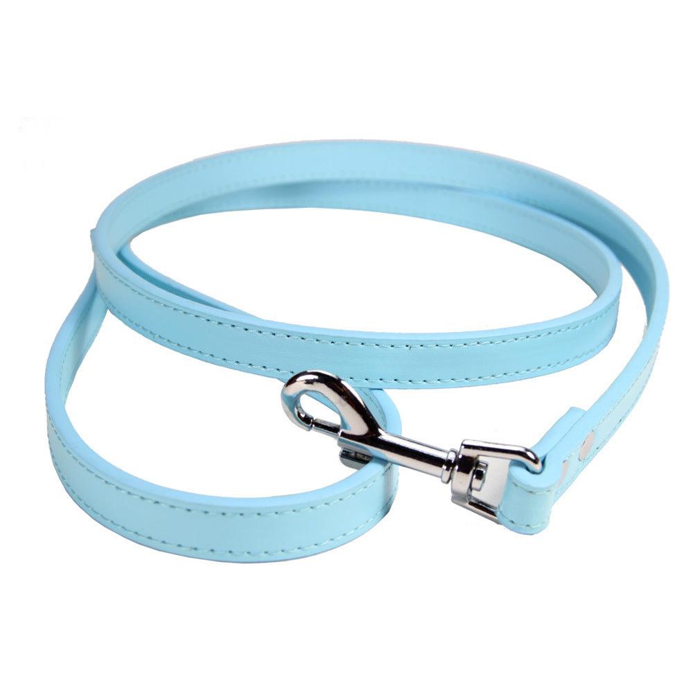 Luxury Leather Pet Leash - Stylish And Durable Cat And Dog Chain