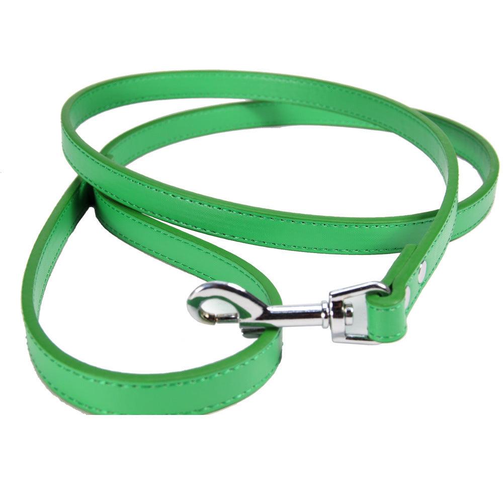Luxury Leather Pet Leash - Stylish And Durable Cat And Dog Chain