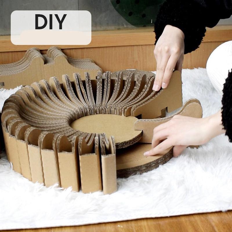 Splice Haven: Stylish Diy Corrugated Cat Scratcher